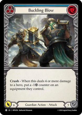 Image of Buckling Blow (Blue) [MPG054] (Mastery Pack Guardian)
