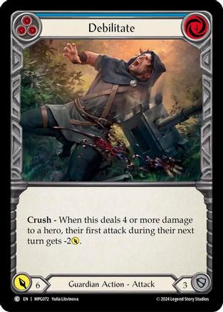 Image of Debilitate (Blue) [MPG072] (Mastery Pack Guardian)