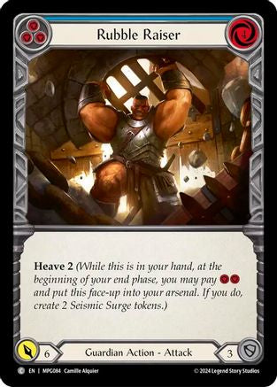 Image of Rubble Raiser (Blue) [MPG084] (Mastery Pack Guardian)
