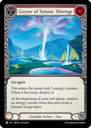 Image of Geyser of Seismic Stirrings (Red) [MPG103] (Mastery Pack Guardian)
