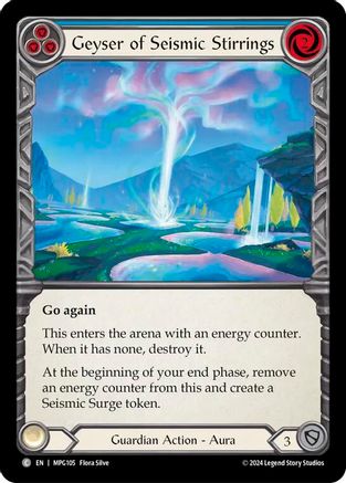 Image of Geyser of Seismic Stirrings (Blue) [MPG105] (Mastery Pack Guardian)