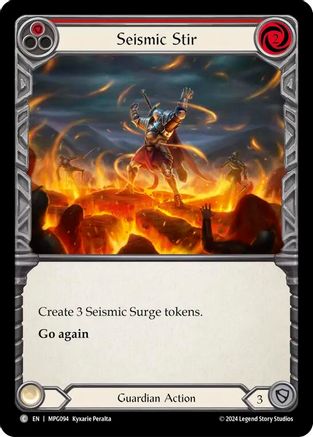Image of Seismic Stir (Red) [MPG094] (Mastery Pack Guardian)