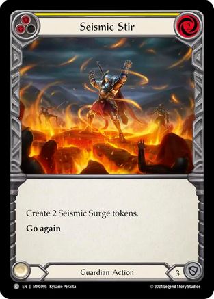 Image of Seismic Stir (Yellow) [MPG095] (Mastery Pack Guardian)