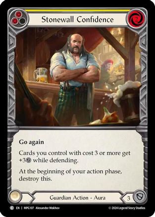 Image of Stonewall Confidence (Yellow) [MPG107] (Mastery Pack Guardian)