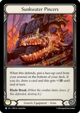 Image of Sunkwater Pincers [MPG116] (Mastery Pack Guardian)  Cold Foil
