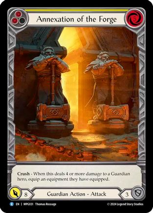 Image of Annexation of the Forge (Extended Art) [MPG031] (Mastery Pack Guardian)  Rainbow Foil