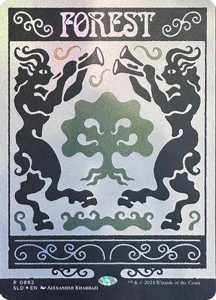 Image of Forest (0892) (Rainbow Foil) [Secret Lair Drop Series]
