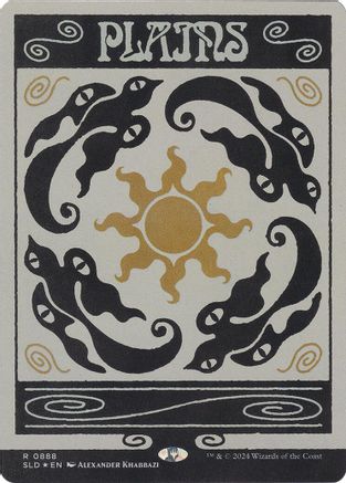 Image of Plains (0888) (Rainbow Foil) [Secret Lair Drop Series]