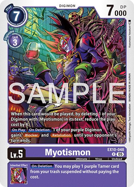 Image of Myotismon [EX10-048] [Sinister Order]