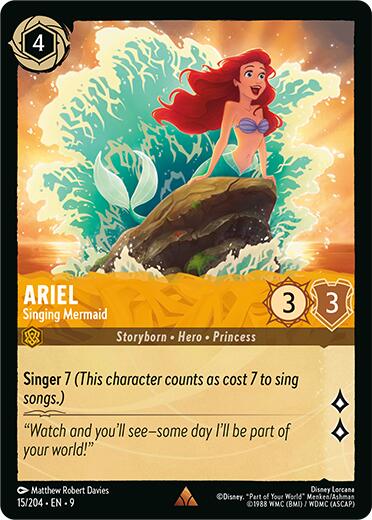 Image of Ariel - Singing Mermaid (15/204) [Fabled]