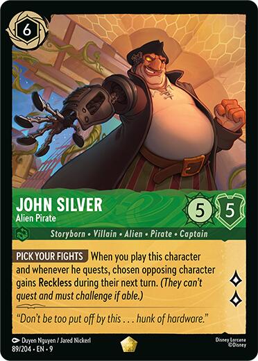 Image of John Silver - Alien Pirate (89/204) [Fabled]