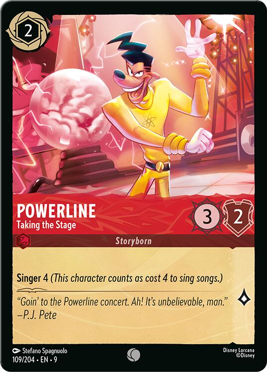 Image of Powerline - Taking the Stage (109/204) [Fabled]