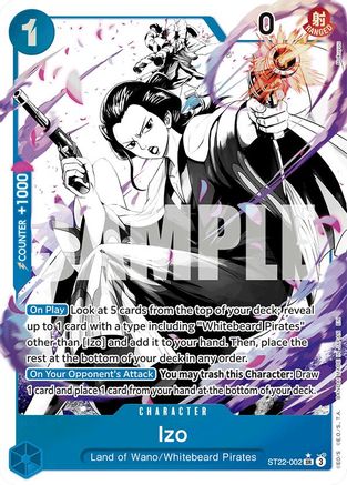 Image of Izo (Parallel) [Starter Deck: Ace & Newgate]