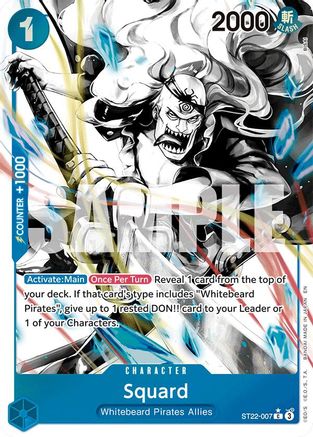 Image of Squard (Parallel) (ST22-007) - Starter Deck 22: Ace & Newgate Foil