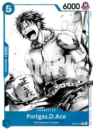 Image of Portgas.D.Ace (Parallel) (ST22-010) - Starter Deck 22: Ace & Newgate Foil