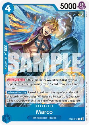 Image of Marco (ST22-012) - Starter Deck 22: Ace & Newgate