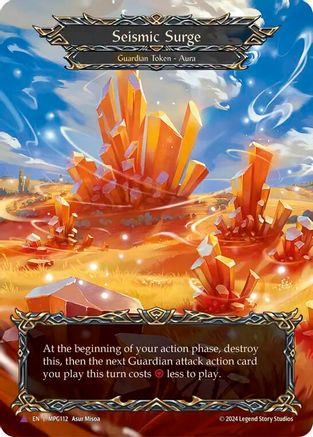 Image of Seismic Surge (Crystal) (Marvel) [MPG112] (Mastery Pack Guardian)  Cold Foil