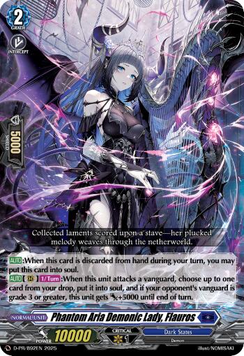 Image of Phantom Aria Demonic Lady, Flauros (D-PR/892EN) [D Promo Cards]
