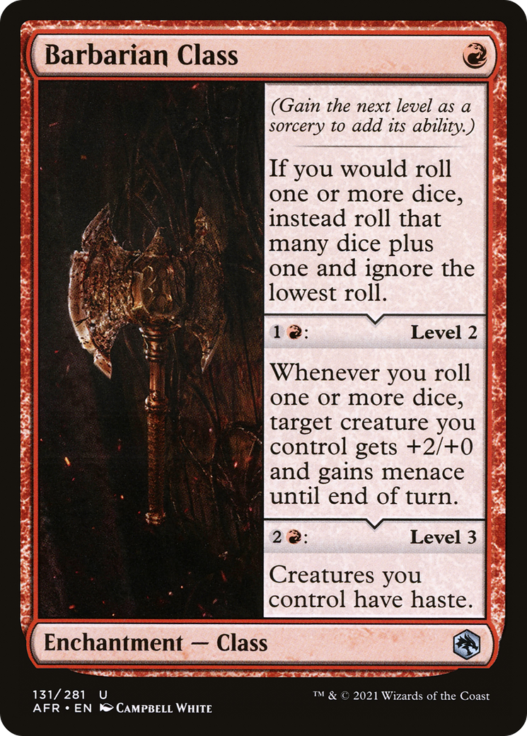 Image of Barbarian Class [Dungeons & Dragons: Adventures in the Forgotten Realms]