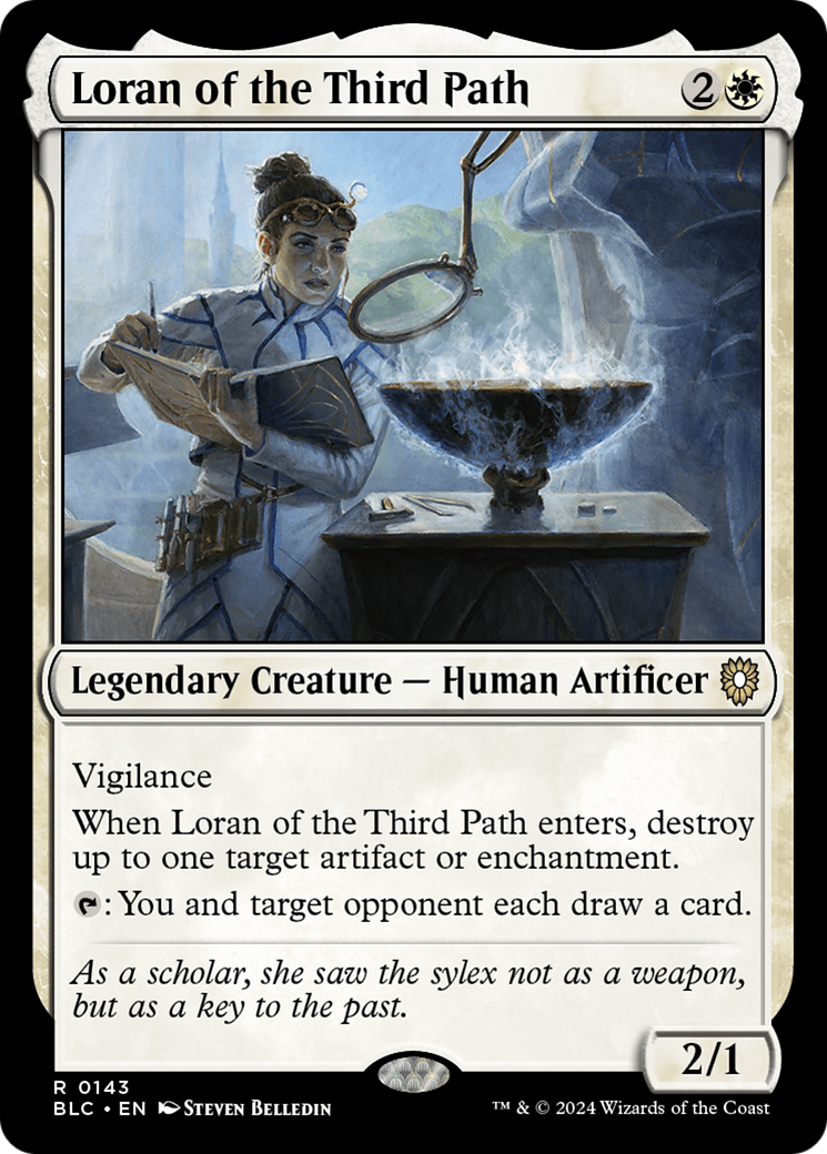 Image of Loran of the Third Path [Bloomburrow Commander]