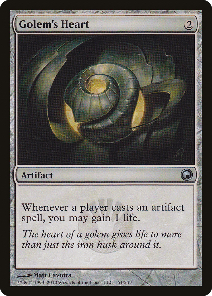 Image of Golem's Heart [Scars of Mirrodin]