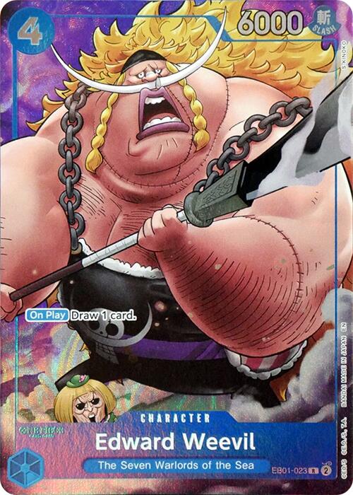 Image of Edward Weevil (Seven Warlords of the Sea Binder Set) [One Piece Promotion Cards]