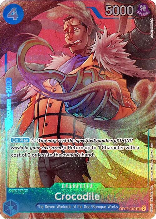 Image of Crocodile (Seven Warlords of the Sea Binder Set) [One Piece Promotion Cards]
