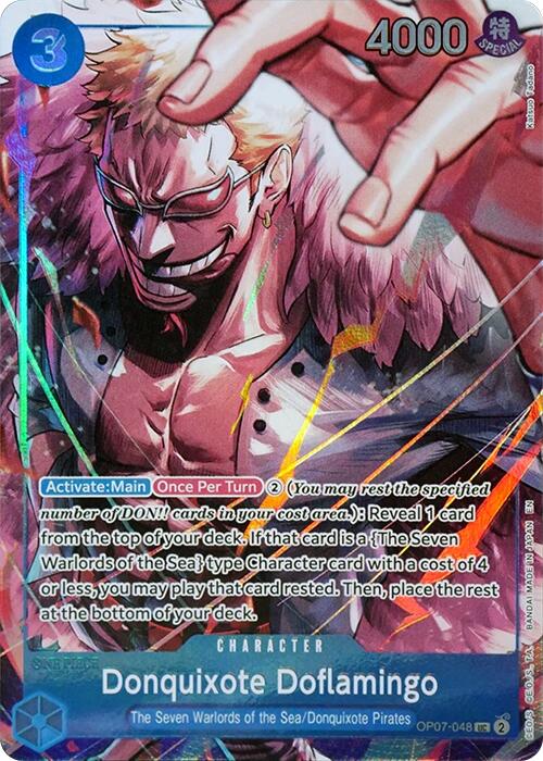 Image of Donquixote Doflamingo (Seven Warlords of the Sea Binder Set) [One Piece Promotion Cards]