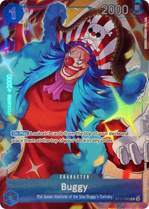 Image of Buggy (Seven Warlords of the Sea Binder Set) [One Piece Promotion Cards]