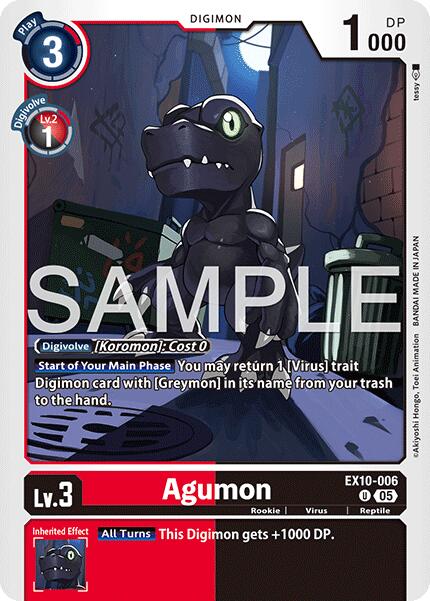 Image of Agumon [EX10-006] [Sinister Order]