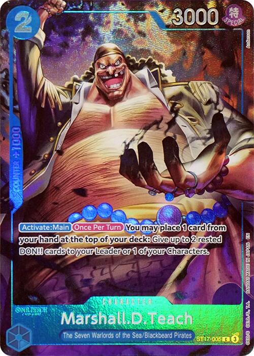 Image of Marshall.D.Teach (Seven Warlords of the Sea Binder Set) [One Piece Promotion Cards]