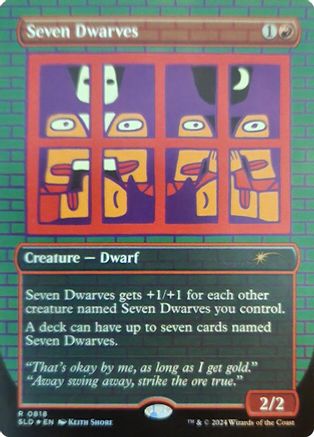 Image of Seven Dwarves (0818) (Rainbow Foil) [Secret Lair Drop Series]