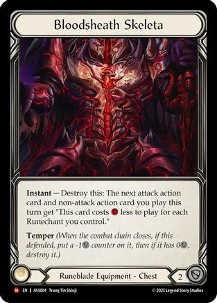 Image of Bloodsheath Skeleta [AVS004] (Armory Deck: Legends Viserai)