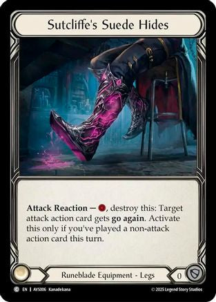Image of Sutcliffe's Suede Hides [AVS006] (Armory Deck: Legends Viserai)