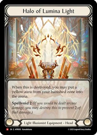 Image of Halo of Lumina Light [APR003] (Armory Deck: Legends Prism)  Cold Foil