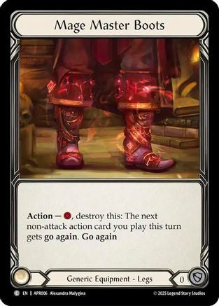 Image of Mage Master Boots [APR006] (Armory Deck: Legends Prism)