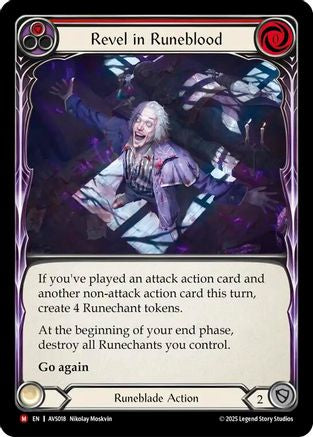 Image of Revel in Runeblood (Red) [AVS018] (Armory Deck: Legends Viserai)