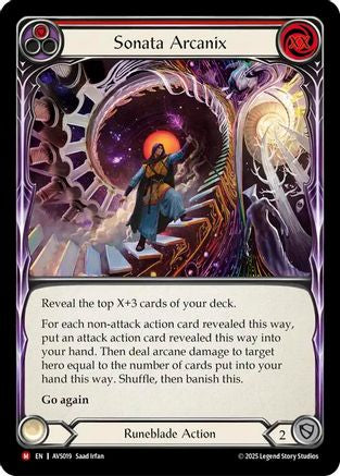 Image of Sonata Arcanix (Red) [AVS019] (Armory Deck: Legends Viserai)