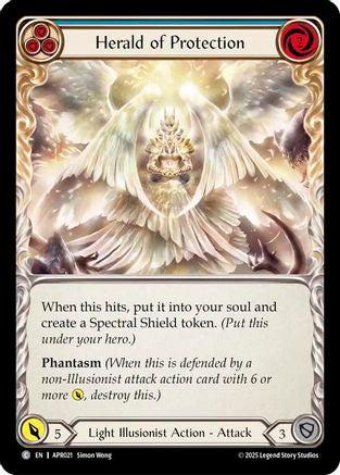Image of Herald of Protection (Blue) [APR021] (Armory Deck: Legends Prism)