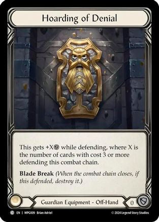 Image of Hoarding of Denial [MPG009] (Mastery Pack Guardian)