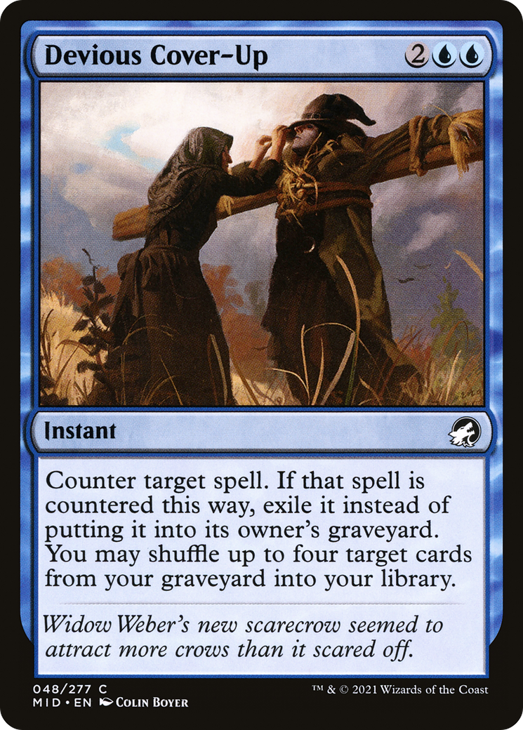 Image of Devious Cover-Up [Innistrad: Midnight Hunt]