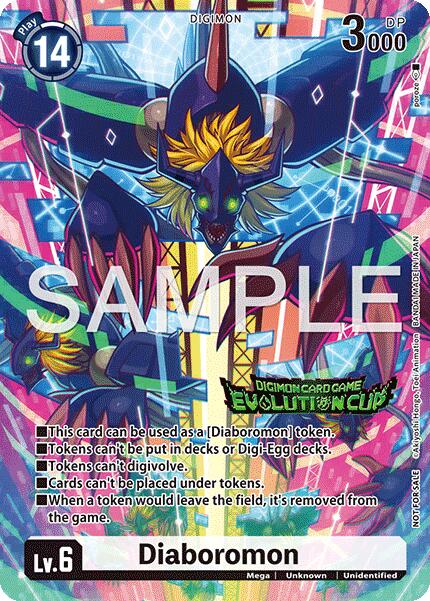 Image of Diaboromon Token (Evolution Cup 2025 Vol. 2) [Promotional Cards]
