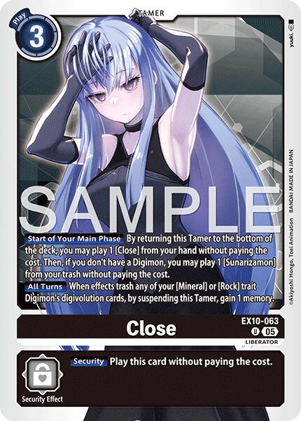 Image of Close [EX10-063] [Sinister Order]