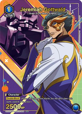 Image of Jeremiah Gottwald (U*) (UEX03BT/CGH-2-006) - UEX03BT CODE GEASS Lelouch of the Rebellion Vol2 Foil