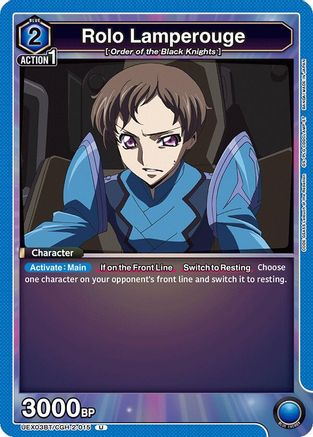 Image of Rolo Lamperouge (015) (UEX03BT/CGH-2-015) - UEX03BT CODE GEASS Lelouch of the Rebellion Vol2