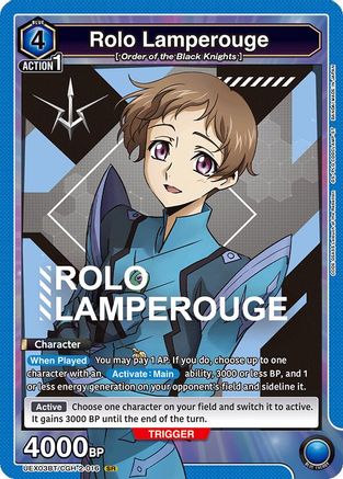 Image of Rolo Lamperouge (016) (UEX03BT/CGH-2-016) - UEX03BT CODE GEASS Lelouch of the Rebellion Vol2 Foil