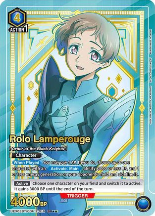 Image of Rolo Lamperouge (016) (SR**) (UEX03BT/CGH-2-016) - UEX03BT CODE GEASS Lelouch of the Rebellion Vol2 Foil