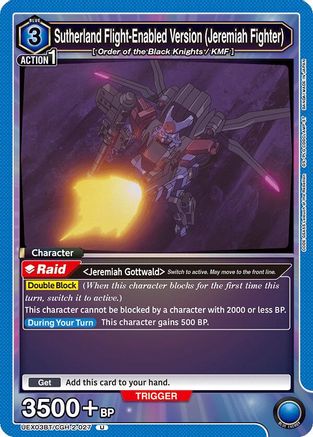 Image of Sutherland Flight-Enabled Version (Jeremiah Fighter) (UEX03BT/CGH-2-027) - UEX03BT CODE GEASS Lelouch of the Rebellion Vol2