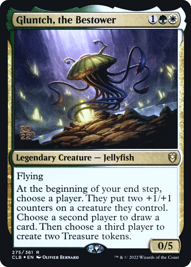 Image of Gluntch, the Bestower [Commander Legends: Battle for Baldur's Gate Prerelease Promos]