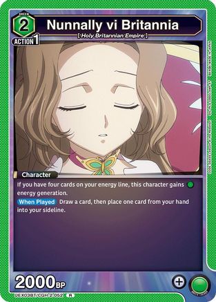 Image of Nunnally vi Britannia (UEX03BT/CGH-2-052) - UEX03BT CODE GEASS Lelouch of the Rebellion Vol2 Foil